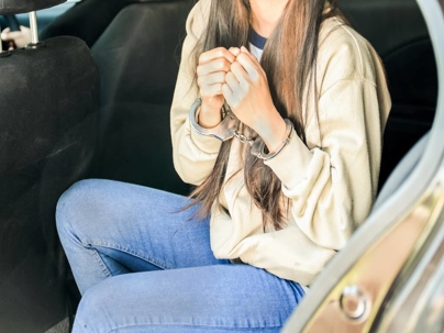 a teenage girl who has been arrested